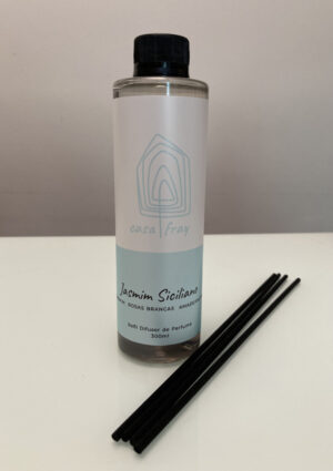 Refil Difusor de perfumes Jasmim Siciliano 300ml